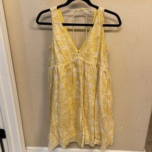 J Crew V-neck mini Dress in tossed floral